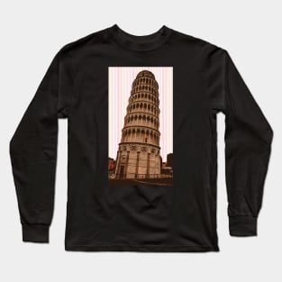 leaning tower of pisa Long Sleeve T-Shirt